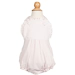 Eloise bubble children’s playwear shown in light pink colorway